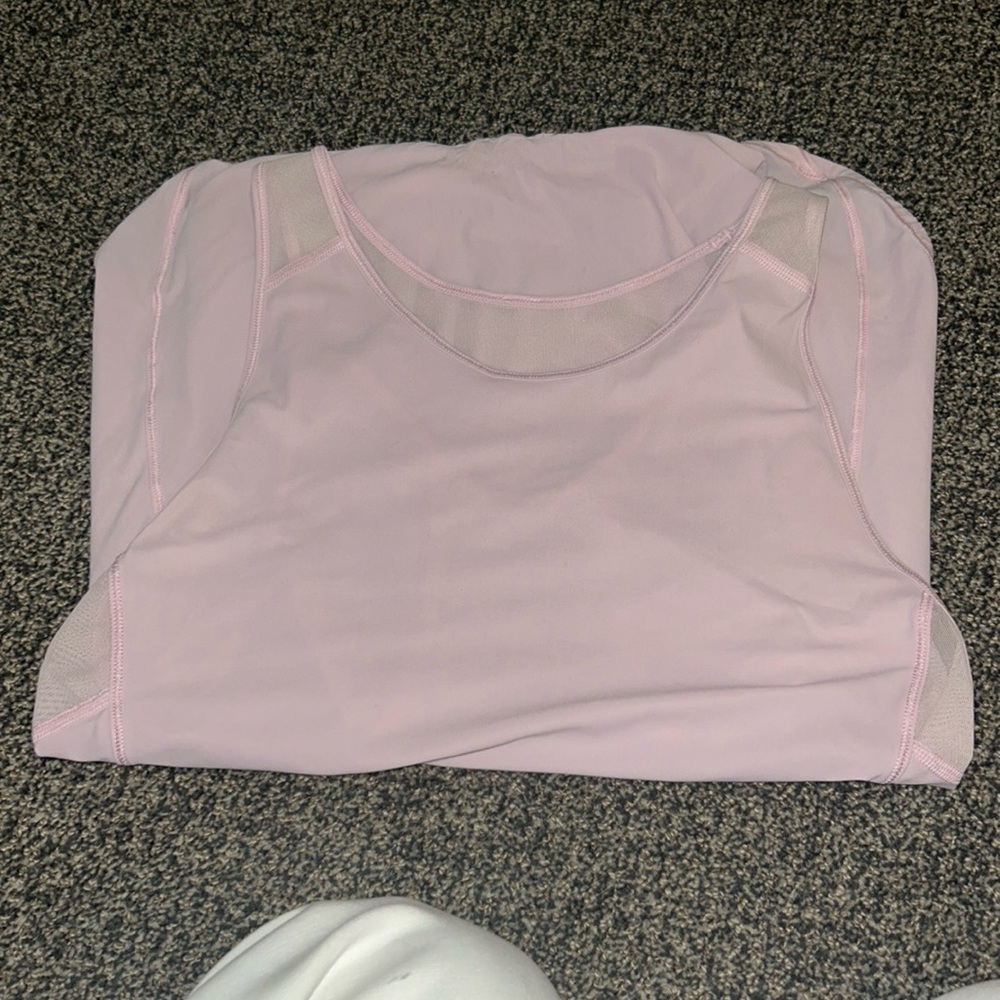 Pink Lululemon Tank top